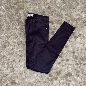 mango purple coated jeans